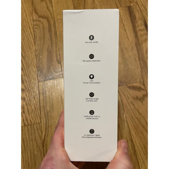 NAIKIN Wireless Video Doorbell Camera Indoor Chime HD 1080p WiFi Two Way Audio - Picture 2 of 5